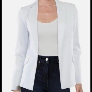 Calvin Klein Women's White Open-Front Blazer Jacket  (Size 10) NWT